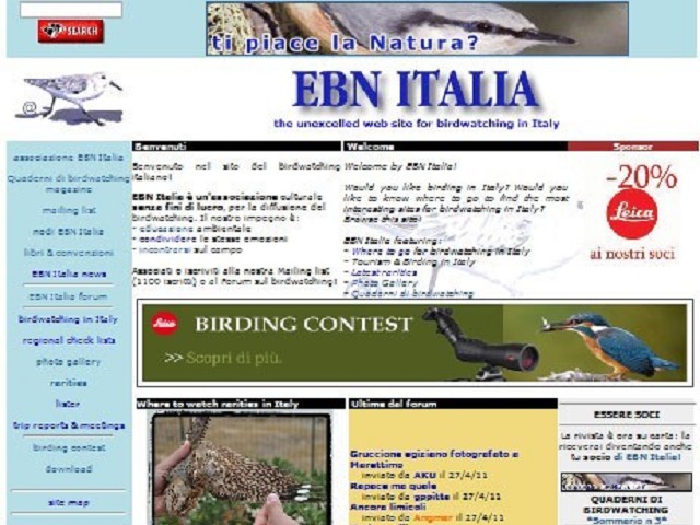Prima pagina EBN Italia